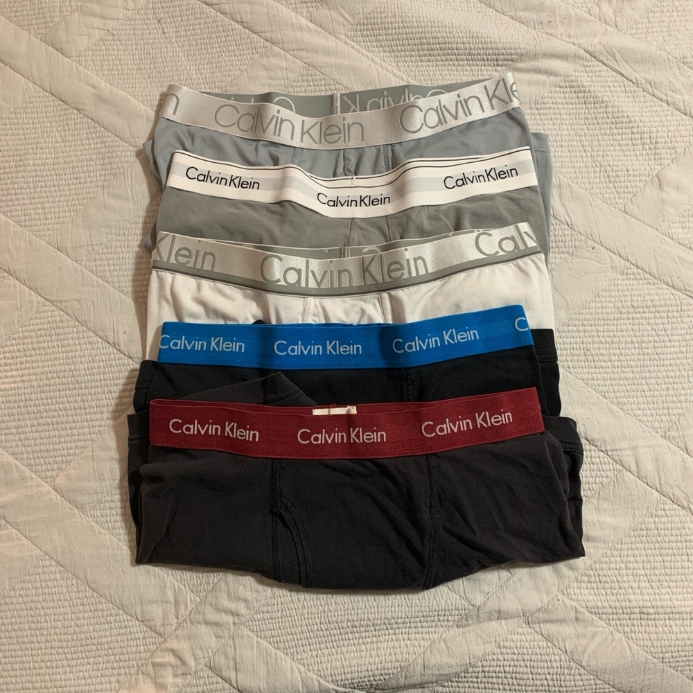 Calvin Klein Boxer Briefs - Gray, White, Blue, Red, Black